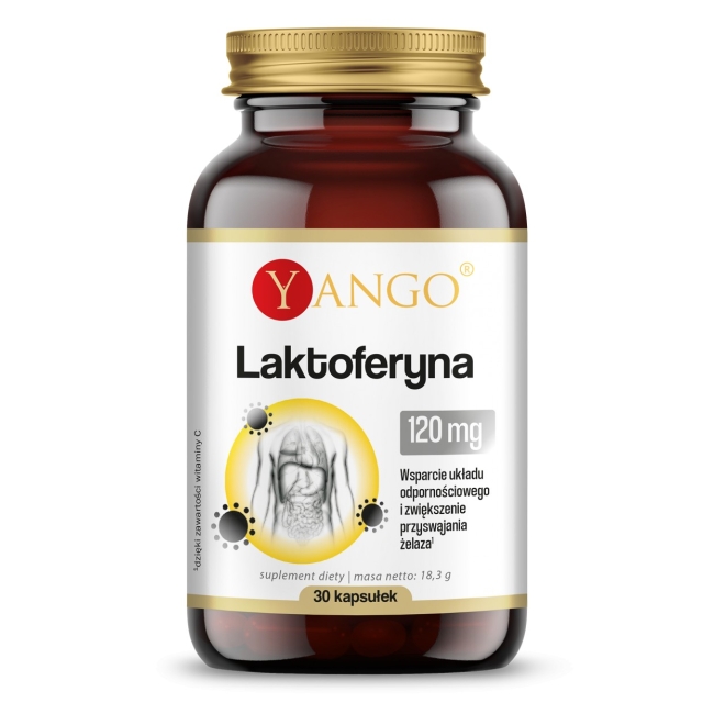 Yango Laktoferyna z witaminą C 30 kapsułek
