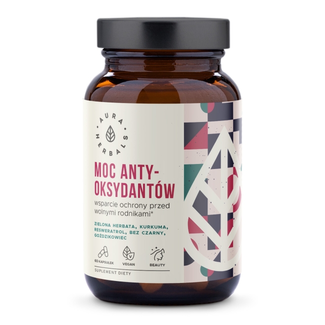 Moc antyoksydantów 60 kapsułek Aura Herbals