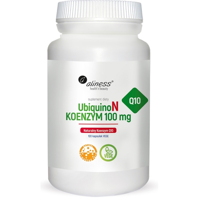 Aliness UbiquinoN Naturalny Koenzym Q10 100mg 100 kapsułek