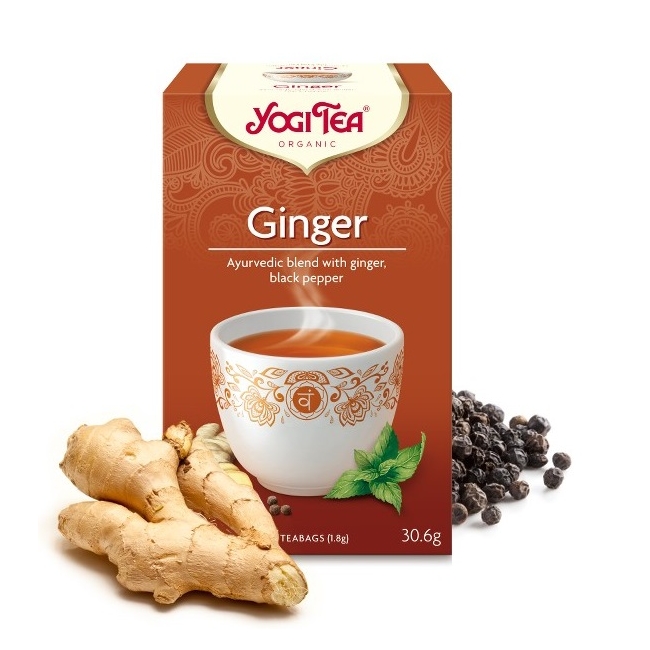 Herbata imbirowa 17 saszetek BIO Yogi Tea