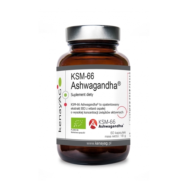 Kenay Ashwagandha KSM-66 BIO 60 kapsułek