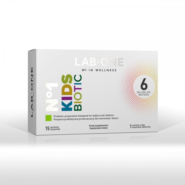LAB ONE N°1 KidsBiotic 15 saszetek 