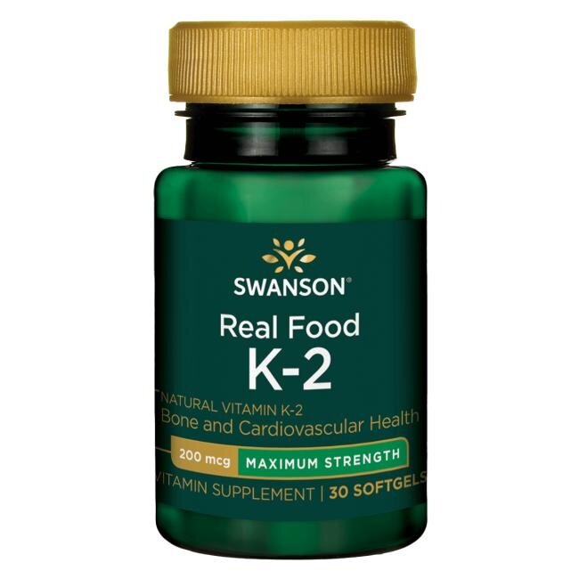 Swanson witamina K2 naturalna 200 mcg 30 kapsułek