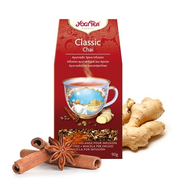 Herbata klasyczny czaj smak cynamonu 90 g BIO Yogi Tea 