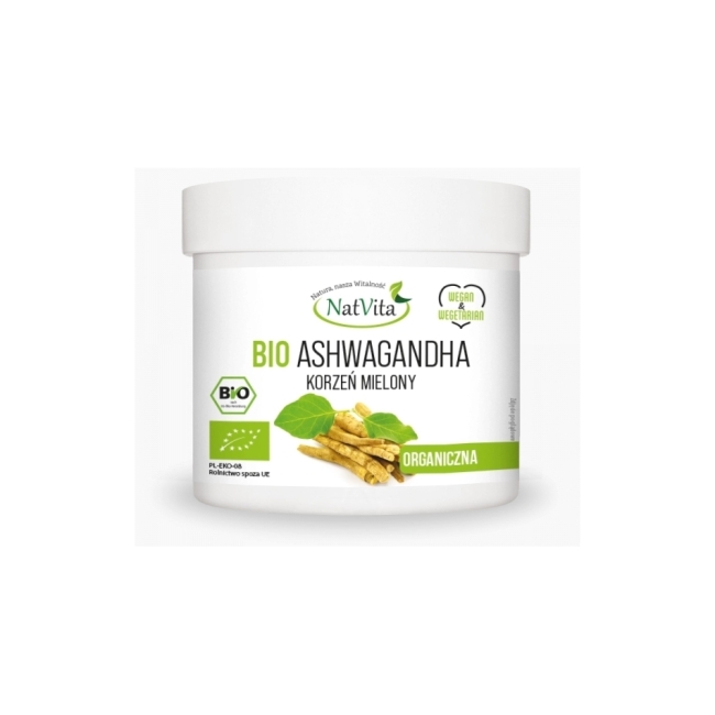 Natvita Ashwagandha proszek 400g BIO