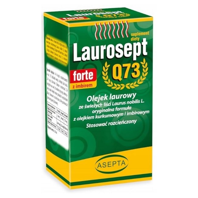Laurosept Q73 FORTE z imbirem 30 ml Asepta