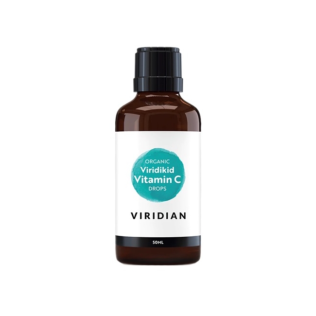 Viridian viridikid witamina C dla dzieci 50 ml EKO