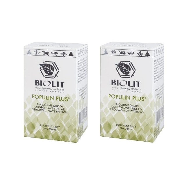 Biolit Populin plus 200 ml x 2 sztuki 