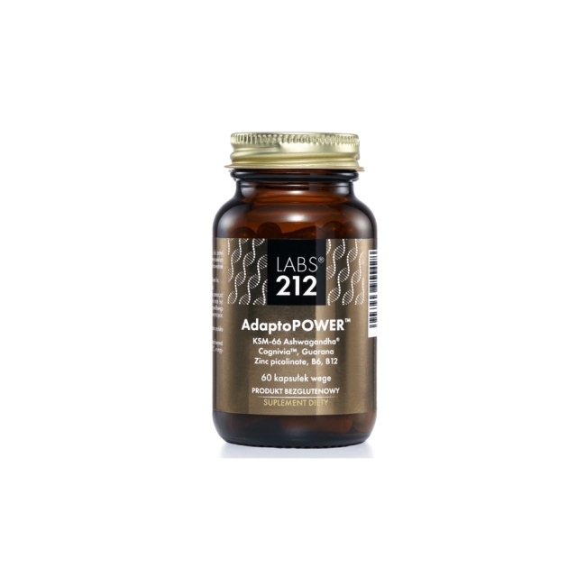LABS212 Ashwagandha KSM-66  AdaptoPOWER 60kapsułek