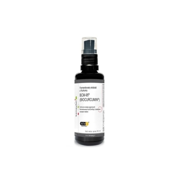 Kenay Kurkuma BCM-95® (BIOCURCUMIN®) fermentowany ekstrakt spray 50 ml