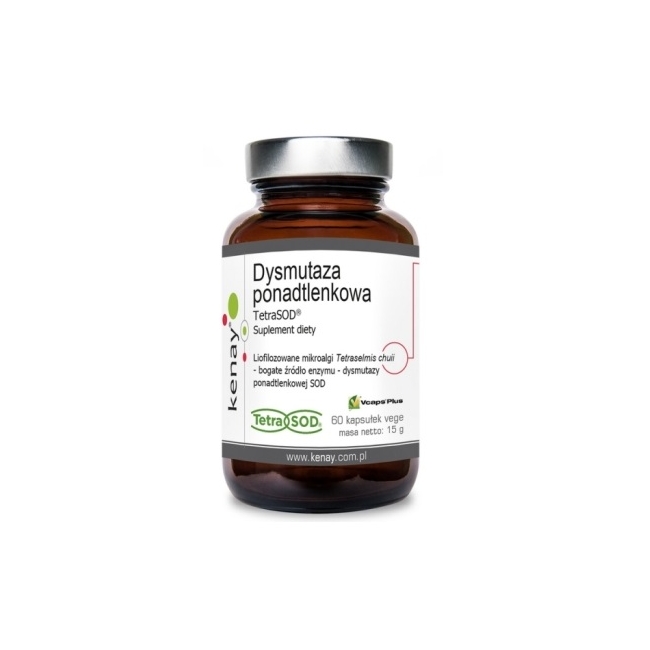 Kenay Dysmutaza ponadtlenkowa TetraSOD® 60 kapsułek