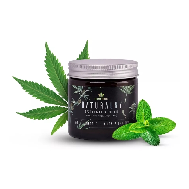 Dezodorant konopny z CBD i miętą pieprzową 65 g HempKing