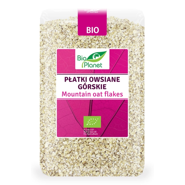 Płatki owsiane górskie BIO 1 kg Bio Planet