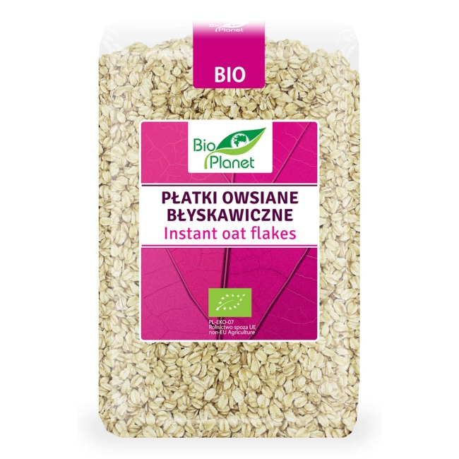 Płatki owsiane błyskawiczne BIO 1 kg Bio Planet