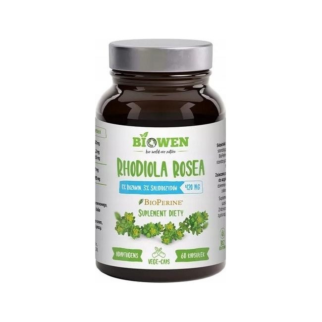 Biowen Rhodiola rosea  420 mg 60 kapsułek