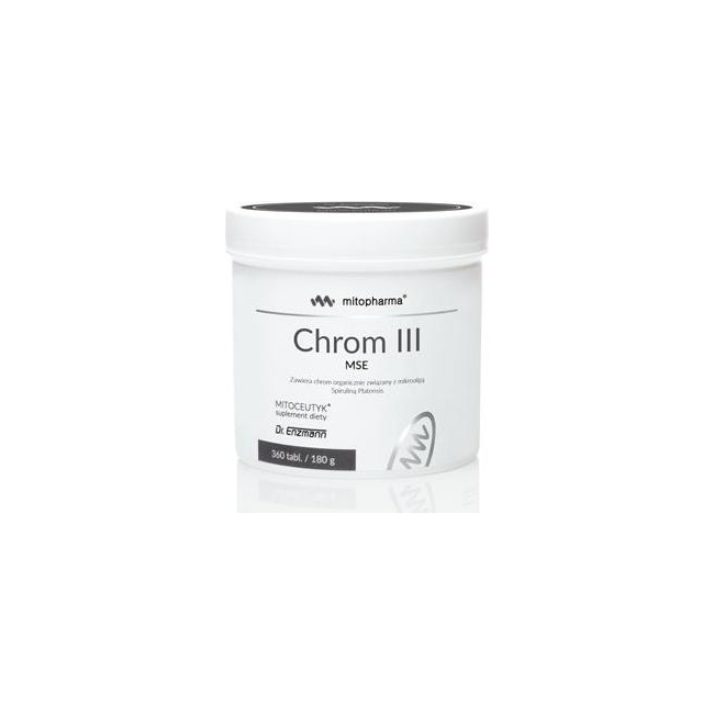 Dr Enzmann Chrom III trójwartościowy MSE 360tabletek Mito-Pharma