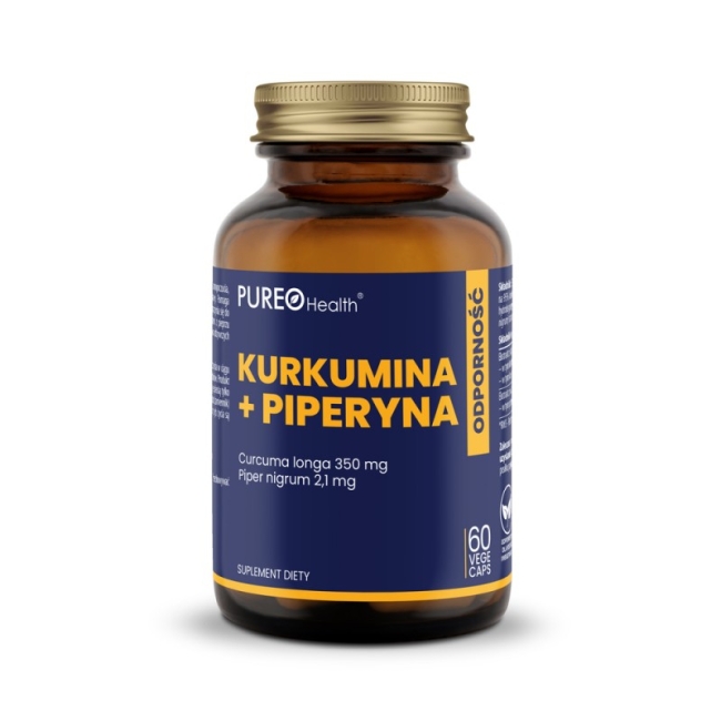 Pureo Health kurkumina i piperyna 60 kapsułek