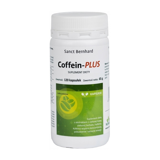 Sanct Bernhard Coffein-Plus 120 kapsułek 