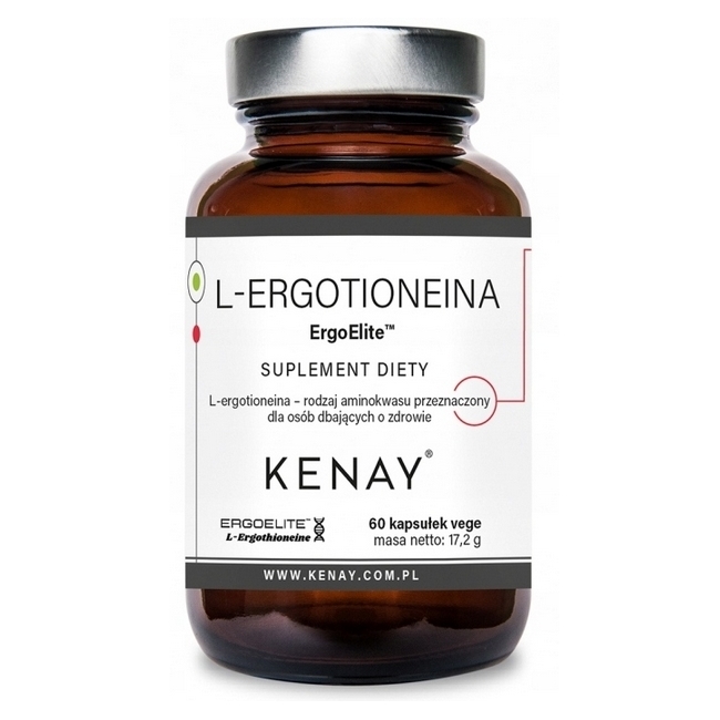 Kenay L-Ergotioneina ErgoElite 15mg 60kapsułek vege