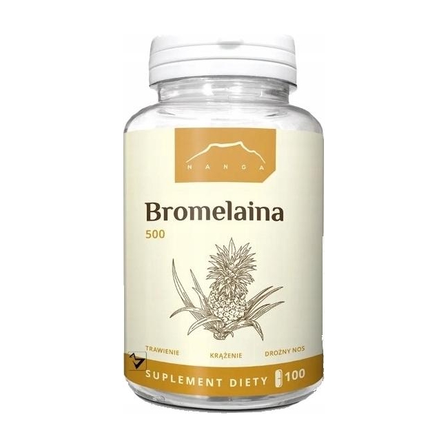 Nanga Bromelaina 500 mg 100kapsułek