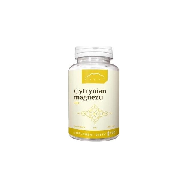 Nanga Cytrynian magnezu 700mg 100kapsułek