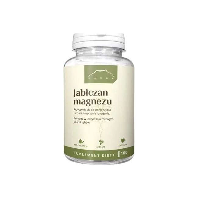 Nanga Jabłczan magnezu 700mg 100kapsułek