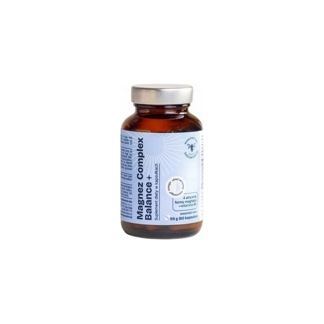 Magnez Complex Balance+ 60 kapsułek Pasieka Sadowskich