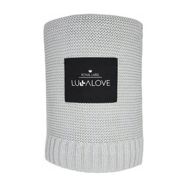 Lullalove Bambusowy koc Glamour gray szary 80x100cm