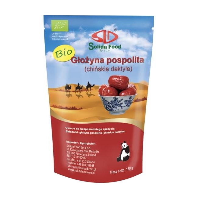 Głożyna Pospolita suszona BIO 180g Solida Food