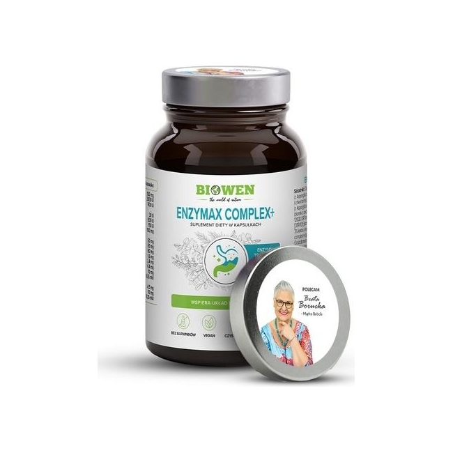 Biowen Enzymax Complex+ (enzymy trawienne) 90 kapsułek