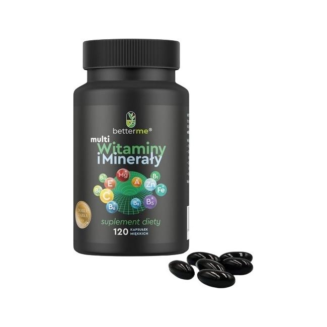 BetterMe Witaminy i minerały 120 kapsułek
