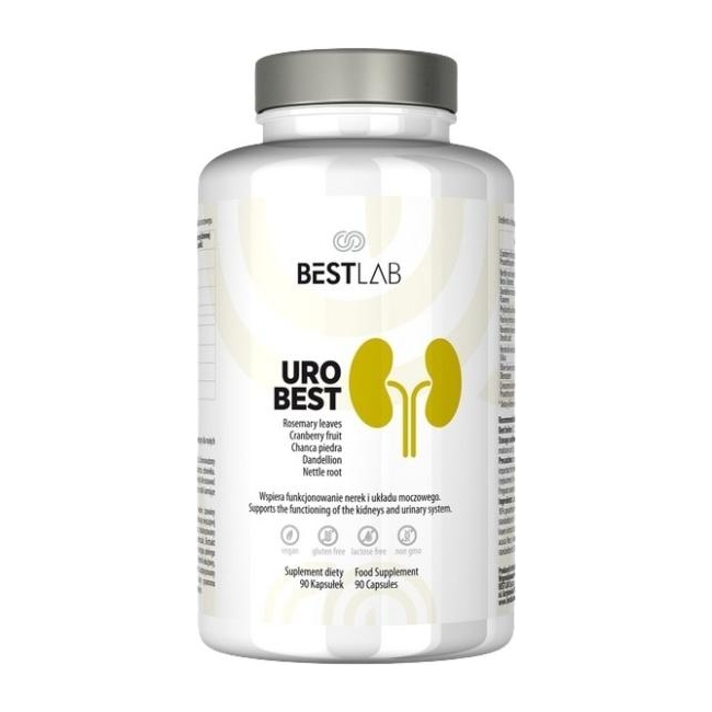 BestLab UroBest na układ moczowy 90 kapsułek