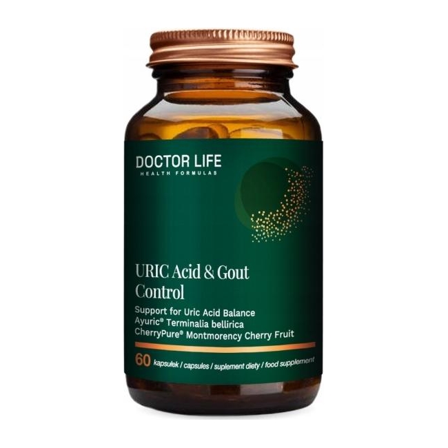 Doctor Life URIC Acid & Gout Control 60kapsułek