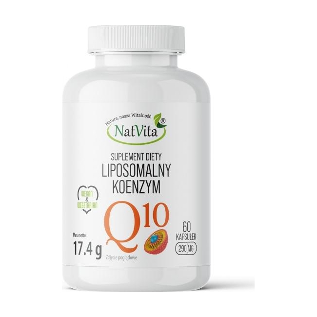 NatVita Koenzym Q10 liposomalny Ubichinon 290 mg 60 kapsułek
