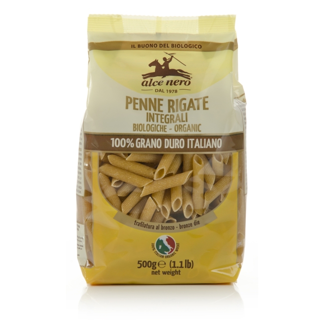 Makaron razowy penne semolina 500 g BIO Alce Nero PROMOCJA!
