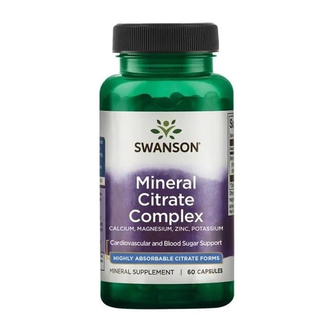 Swanson Multi-Mineral Citrate Complex 60 kapsułek PROMOCJA!