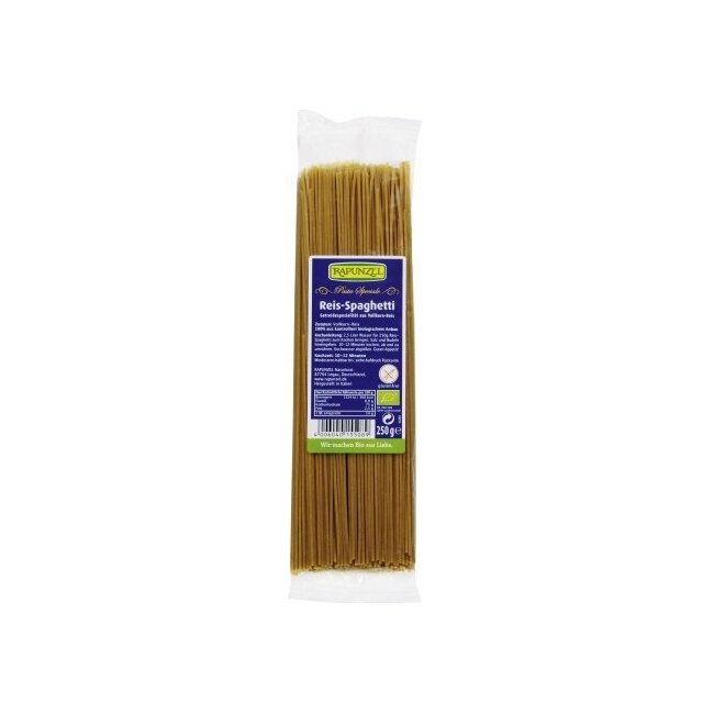 Makaron ryżowy razowy spaghetti 250 g BIO Rapunzel
