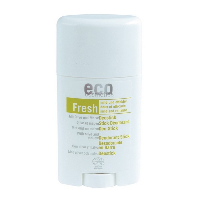 Eco cosmetics dezodorant w sztyfcie z liściem oliwnym i malwą 50 ml