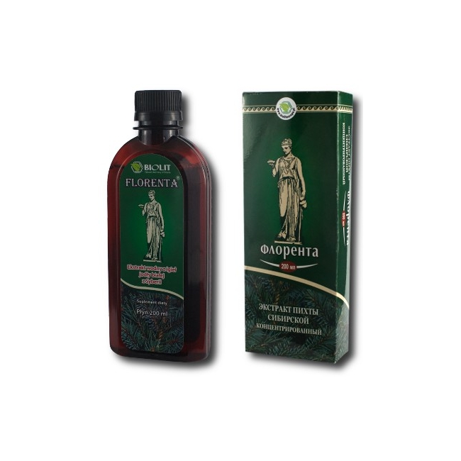 Biolit Florenta Plus ekstrakt wodny pąków jodły syberyjskiej 200 ml 