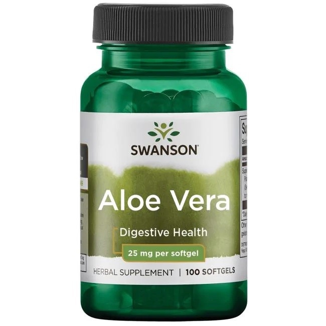 Swanson aloe vera 25 mg 100 kapsułek