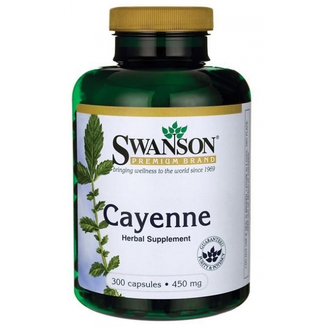 Swanson Cayenne 450 mg 300 kapsułek