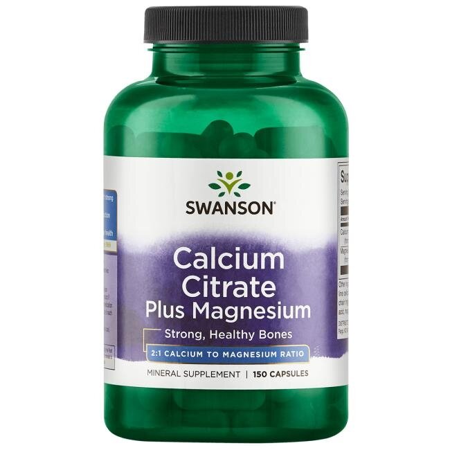 Swanson cytrynian magnezu 100% czystości 244 g