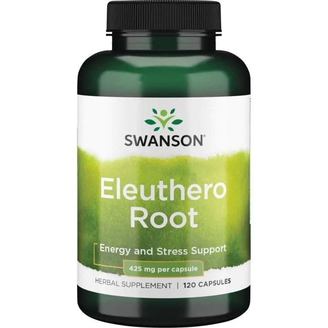 Swanson Eleuthero Root - Żeńszeń Syberyjski 425 mg 120 kapsułek 