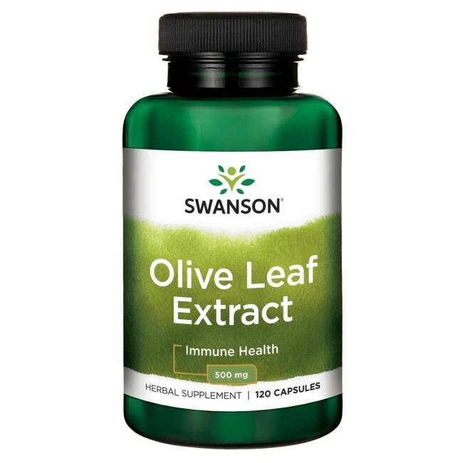 Swanson olive leaf extract 500 mg 120 kapsułek