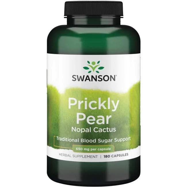 Swanson opuncja (Prickly Pear Cactus) 650 mg 180 kapsułek
