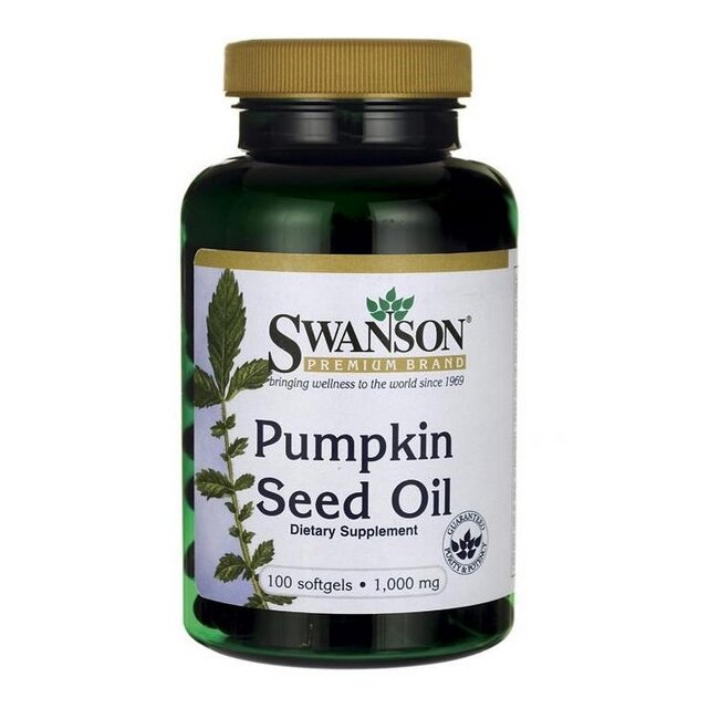 Swanson olej z pestek dyni 1000 mg 100 żelek
