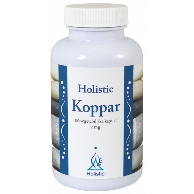 Holistic Koppar Miedź organiczna 2 mg 90 kapsułek