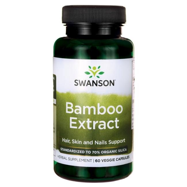 Swanson bamboo ekstrakt 300 mg 60 kapsułek